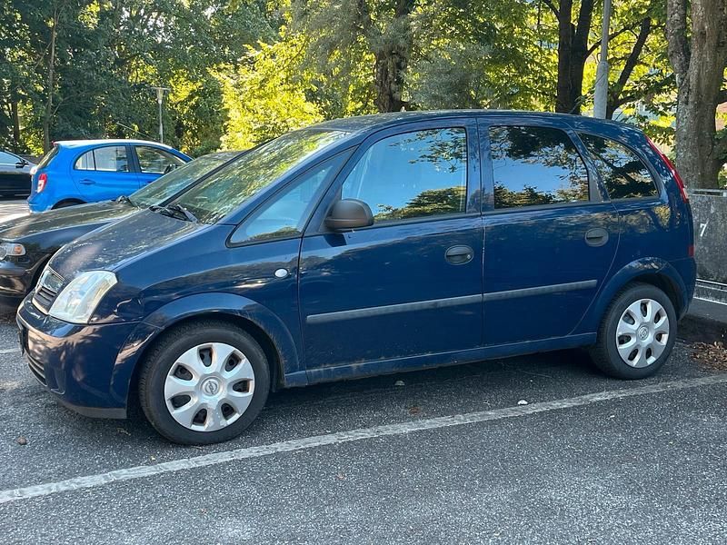 Blau Gebraucht 2004 Opel Meriva Van / Kleinbus | 399 € (Superpreis) - Bild 1/4