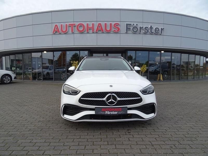 Gebraucht Mercedes C200 AMG line 204 PS (150 kW) 2022 Weiß Kombi