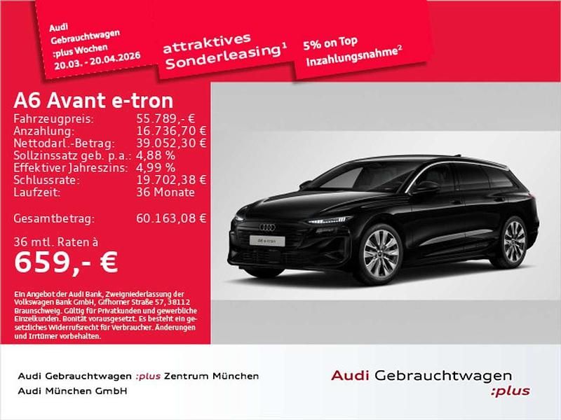 Gebraucht Audi A6 e-tron Ambiente 210 kW (286 PS) 2025 Mythosschwarz metallic Kombi