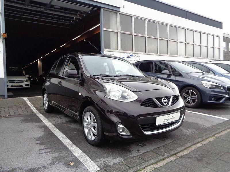 Schwarz Gebraucht 2017 Nissan Micra Acenta Kleinwagen | 8.990 € (Fairer Preis) - Bild 1/4