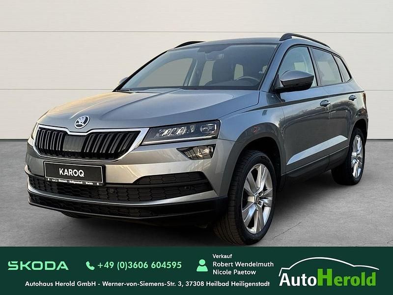 Grau Gebraucht 2018 Skoda Karoq Style SUV | 16.990 € (Fairer Preis) - Bild 1/4
