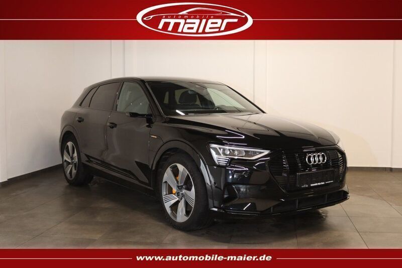 Mythosschwarz metallic Gebraucht 2020 Audi e-tron S-Line SUV | 33.800 € (Guter Preis) - Bild 1/4