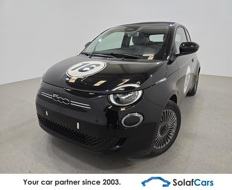 Schwarz Gebraucht 2021 Fiat 500e Icon Cabrio | 16.335 € (Superpreis) - Bild 1/4