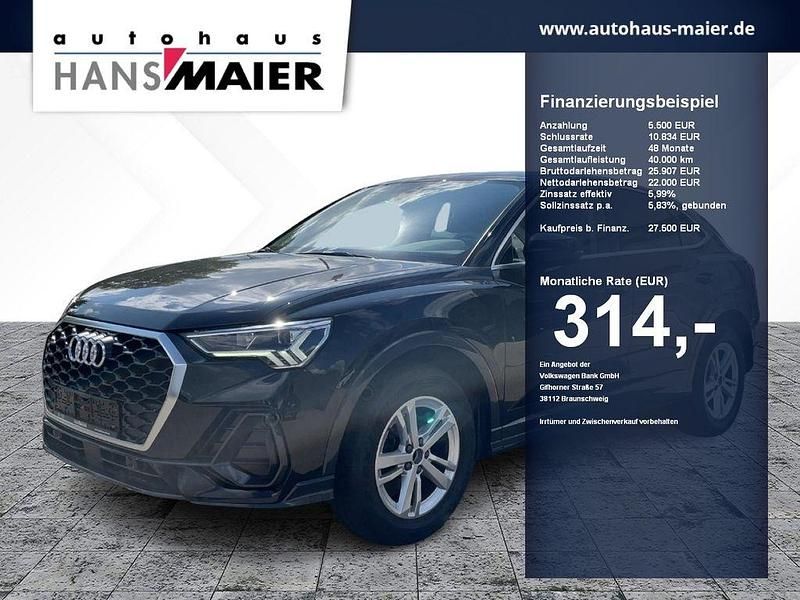Schwarz Gebraucht 2022 Audi Q3 Sportback Ambiente SUV | 27.500 € (Guter Preis) - Bild 1/4