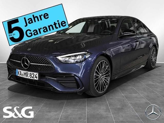 Metalliclack sodalithblau Gebraucht 2025 Mercedes C300 AMG Limousine | 55.848 € (Teuer) - Bild 1/4