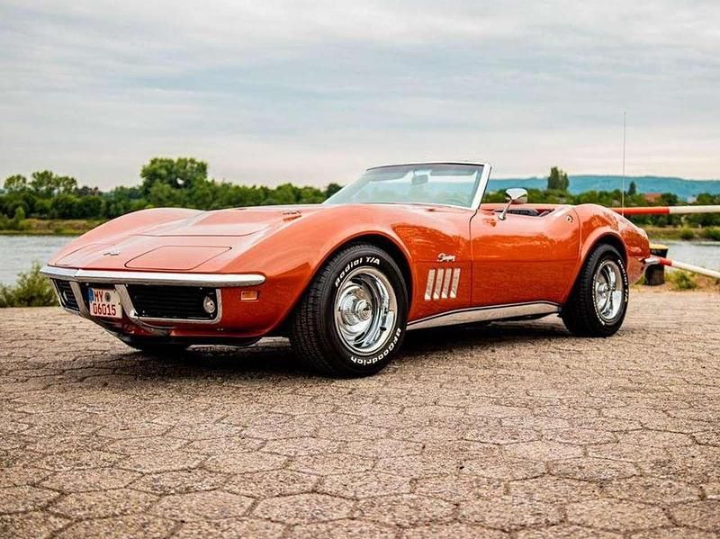 Gebraucht Corvette C3 420 PS (308 kW) 1968 Orange Cabrio