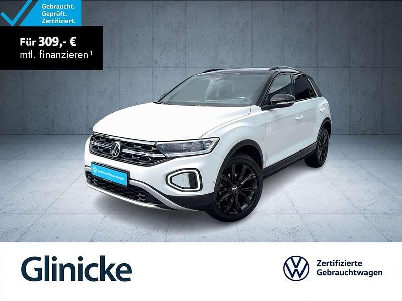 Pure white Gebraucht 2023 VW T-Roc Style SUV | 23.330 € (Fairer Preis) - Bild 1/1
