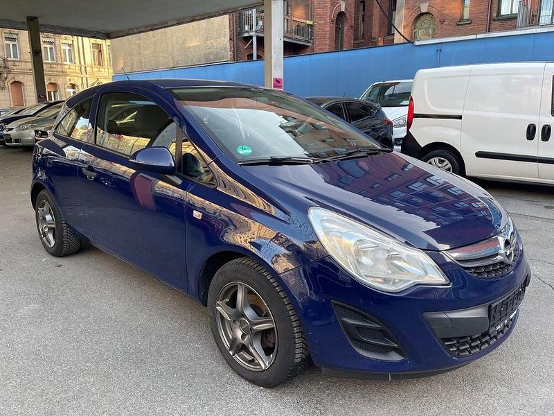 Gebraucht Opel Corsa Edition 69 PS (50 kW) 2012 Blau Kleinwagen