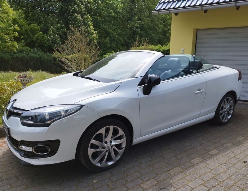 Weiß Gebraucht 2014 Renault Mégane Cabriolet Luxe Cabrio | 12.790 € (Teuer) - Bild 1/4