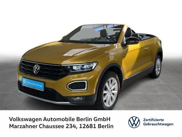 Gelb Gebraucht 2021 VW T-Roc Cabriolet Style Cabrio | 24.930 € (Fairer Preis) - Bild 1/3