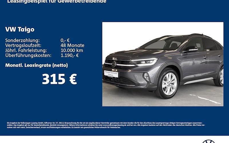 Grau Neu 2025 VW Taigo Life SUV | 34.414 € (Teuer) - Bild 1/4