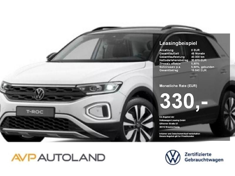 Pure white Gebraucht 2025 VW T-Roc Goal SUV | 30.870 € (Superpreis) - Bild 1/4