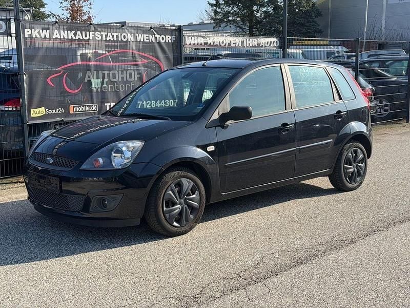 Gebraucht Ford Fiesta Style 60 PS (44 kW) 2008 Schwarz Kleinwagen