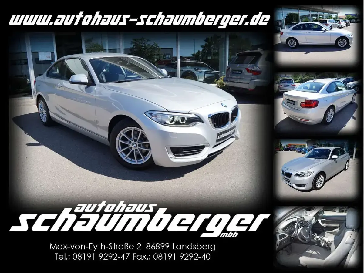 Gebraucht BMW 218 136 PS (100 kW) 2016 Silber Coupé