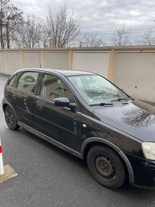 Schwarz Gebraucht 2005 Opel Corsa Limousine | 480 € (Superpreis) - Bild 1/4