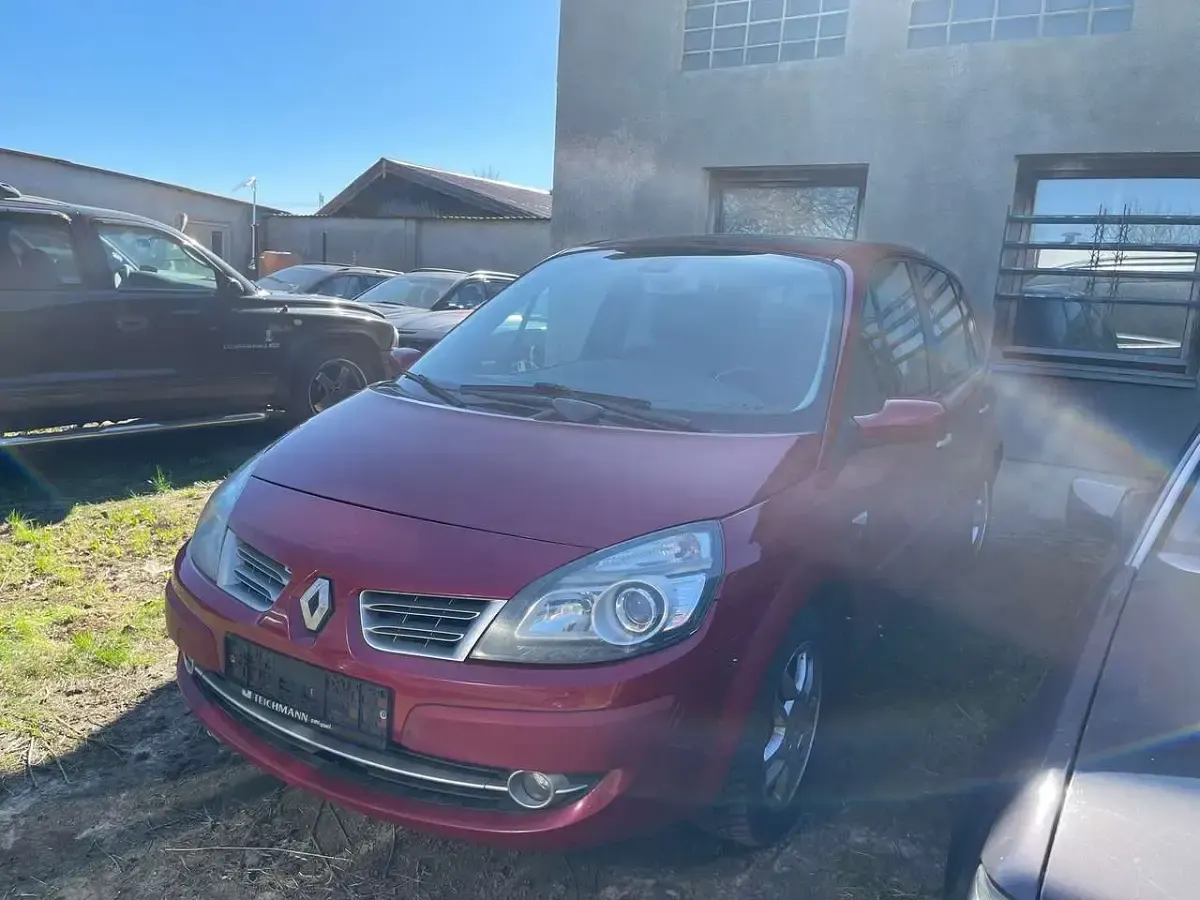 Gebraucht Renault Scénic II Exception 103 PS (75 kW) 2008 Rot dyna Van / Kleinbus