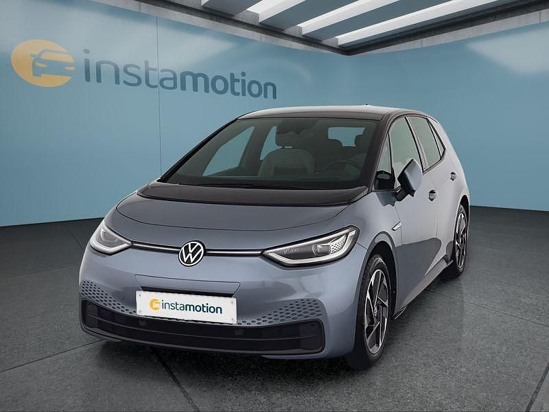 Blau Gebraucht 2021 VW ID.3 Pro Kleinwagen | 22.699 € (Fairer Preis) - Bild 1/4