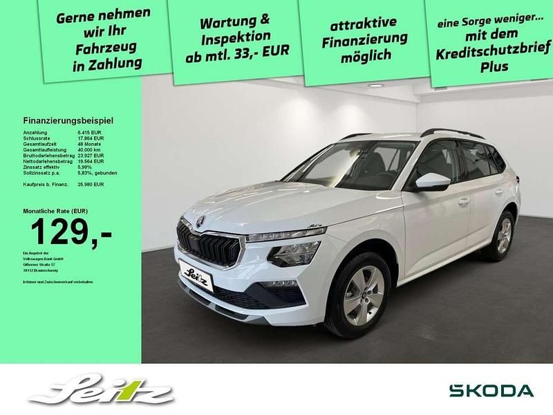 Moonweiss metallic Neu 2025 Skoda Kamiq Selection SUV | 25.980 € (Fairer Preis) - Bild 1/4