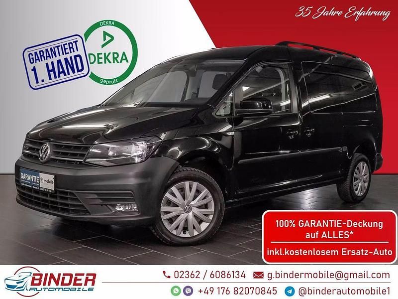Deep black Gebraucht 2019 VW Caddy Maxi Trendline Van / Kleinbus | 23.500 € (Teuer) - Bild 1/4