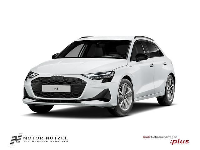 Gletscherweiß metallic Gebraucht 2025 Audi A3 Sportback e-tron Advanced Plus Kleinwagen | 40.630 € (Etwas zu teuer) - Bild 1/4