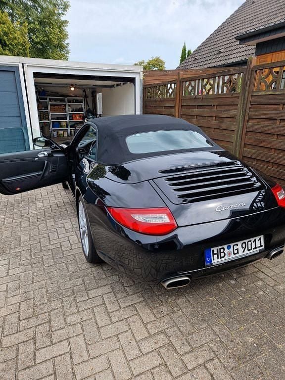 Schwarz Gebraucht 2009 Porsche 911 Carrera Cabriolet Cabrio | 55.000 € (Superpreis) - Bild 1/3