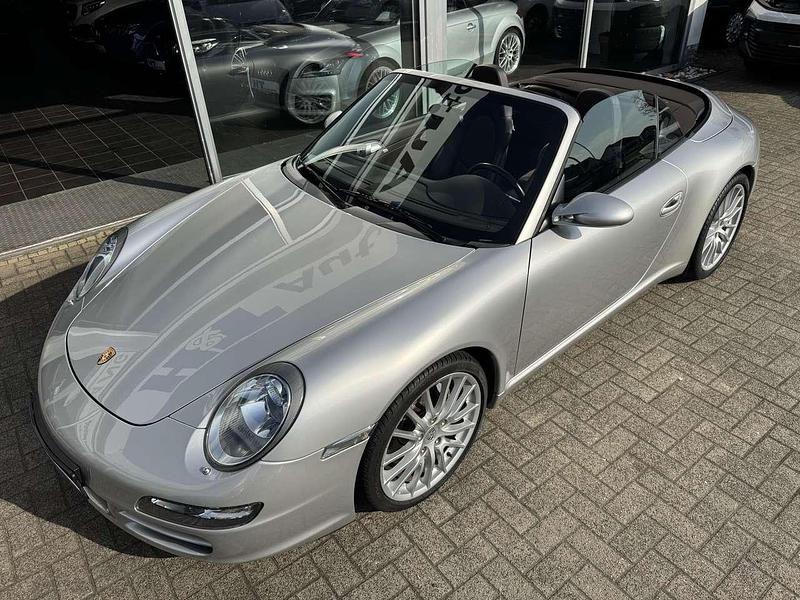 Gebraucht Porsche 997 325 PS (239 kW) 2008 Arktissilbermetallic Cabrio