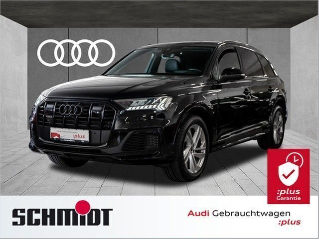 Mythosschwarz metallic Gebraucht 2024 Audi Q7 S-Line SUV | 66.440 € (Guter Preis) - Bild 1/2