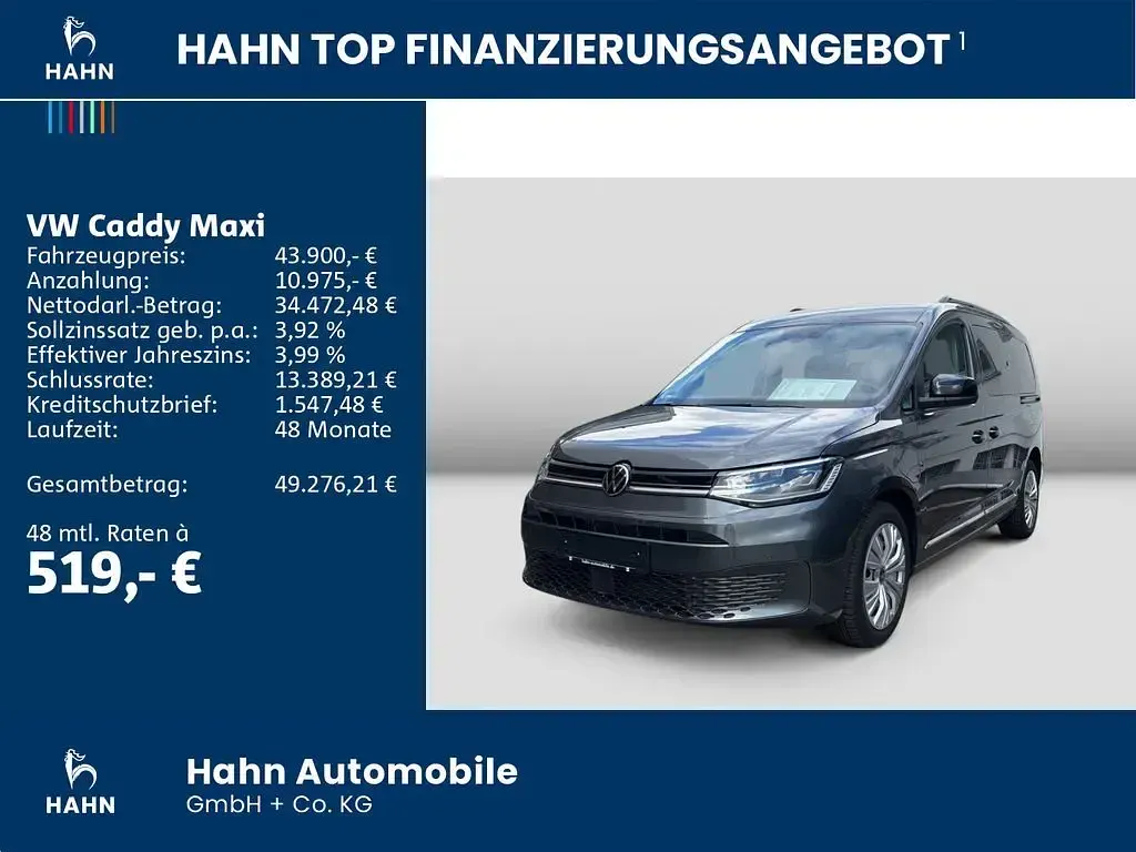Brugt VW Caddy Maxi Style 150 HK (110 kW) 2025 Grå MPV