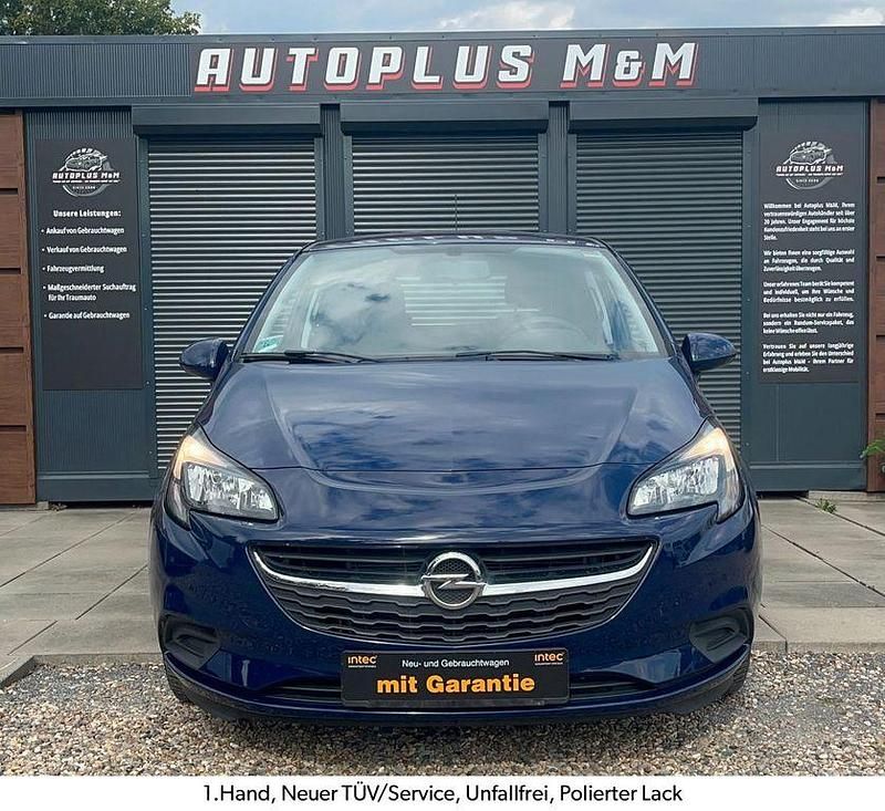 Blau Gebraucht 2016 Opel Corsa Selection Limousine | 5.499 € (Guter Preis) - Bild 1/4
