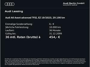 Gebraucht Audi A6 Advanced Plus 265 PS (194 kW) 2023 Schwarz (brillantschwarz) Kombi