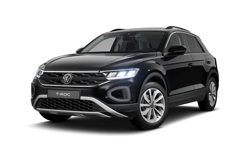 Schwarz Gebraucht 2024 VW T-Roc Life SUV | 28.990 € (Fairer Preis) - Bild 1/4