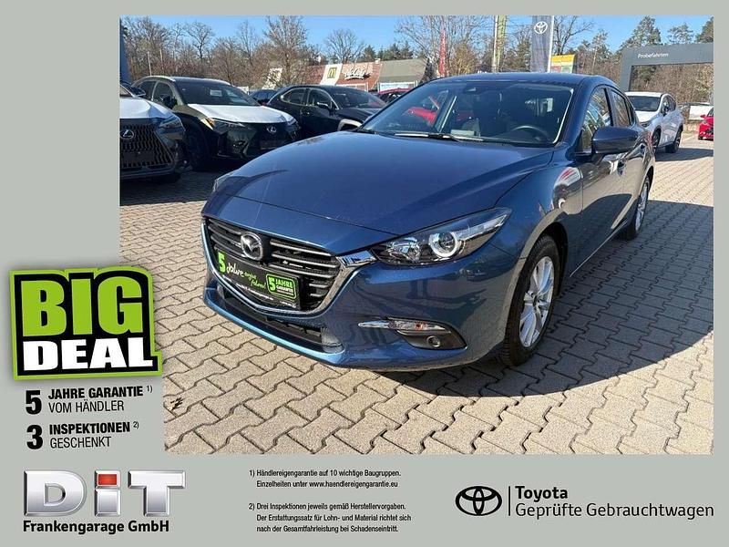 Gebraucht Mazda 3 Center-Line 120 PS (88 kW) 2018 Eternal blue metallic Limousine