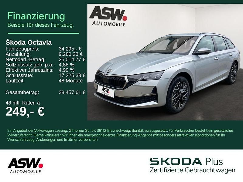 Brillantsilber metallic Gebraucht 2025 Skoda Octavia Selection Kombi | 34.295 € (Teuer) - Bild 1/4