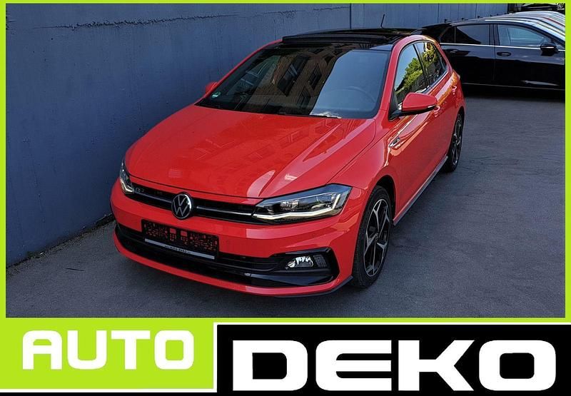 Rot Gebraucht 2021 VW Polo R-line Kleinwagen | 17.770 € (Guter Preis) - Bild 1/4