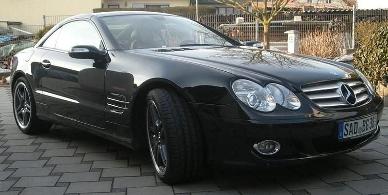 Schwarz Gebraucht 2006 Mercedes SL500 Cabrio | 24.950 € (Superpreis) - Bild 1/4