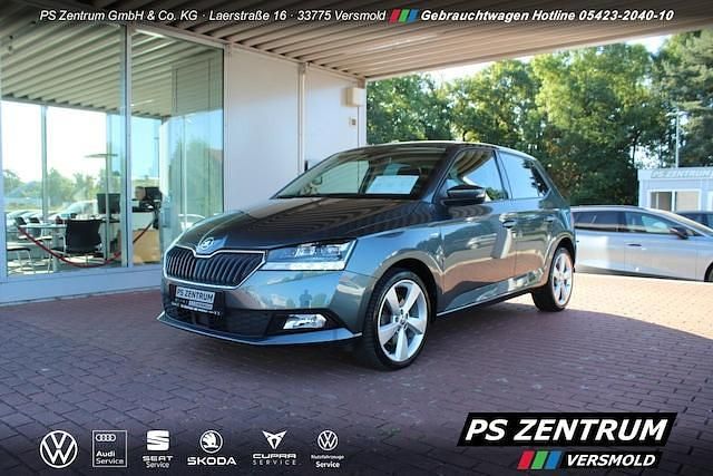 Quarzgrau metallic Gebraucht 2020 Skoda Fabia Soleil Kleinwagen | 15.630 € (Fairer Preis) - Bild 1/4