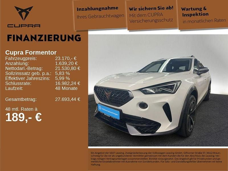 Candy weiß Gebraucht 2024 Cupra Formentor SUV | 23.170 € (Guter Preis) - Bild 1/4