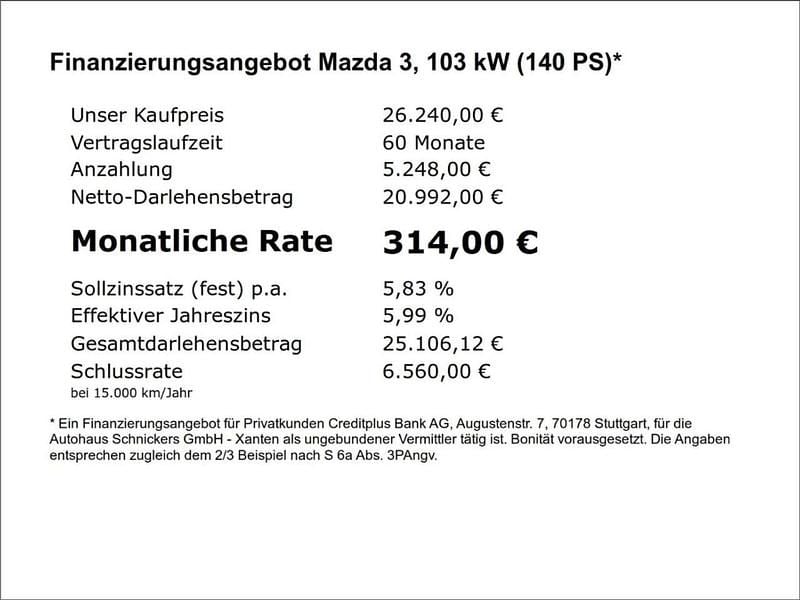 Nowe Mazda 3 Exclusive 140 KM (102 kW) 2025 Szary Sedan/Limuzyna
