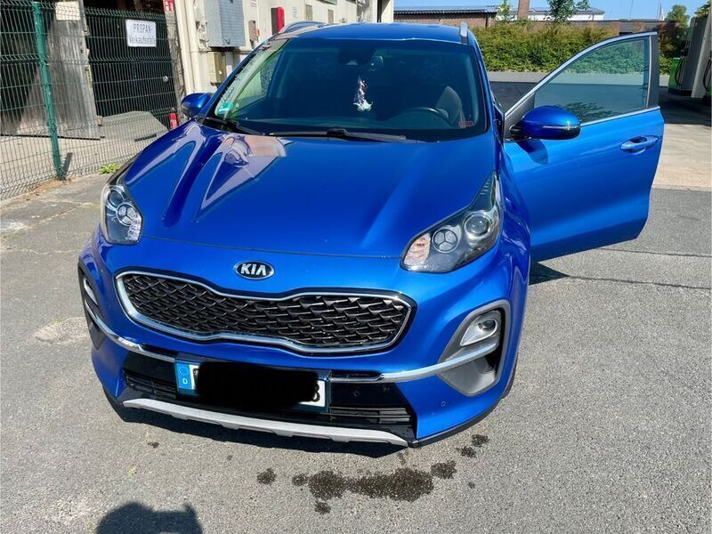 Blau Gebraucht 2021 Kia Sportage SUV | 19.600 € (Superpreis) - Bild 1/4