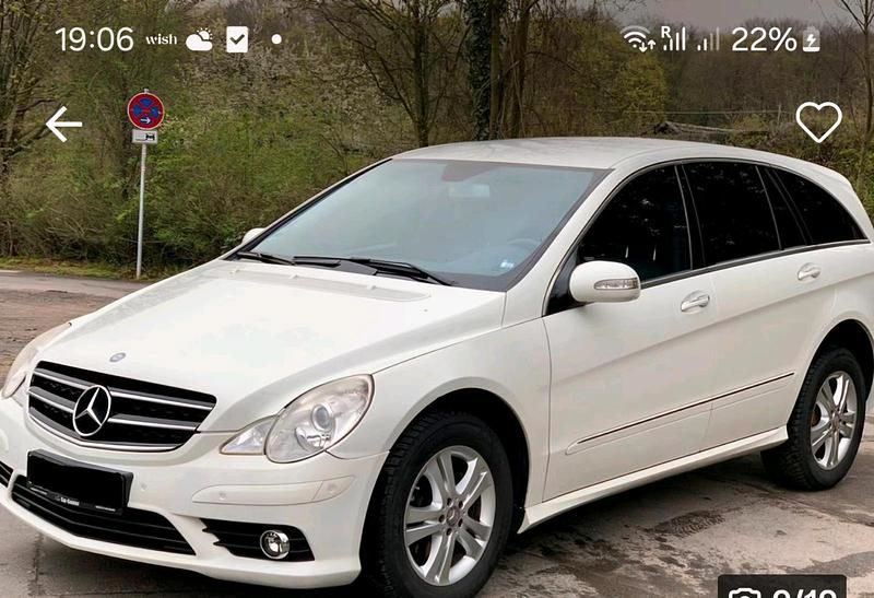 Weiß Gebraucht 2008 Mercedes R280 AMG Van / Kleinbus | 6.450 € (Teuer) - Bild 1/4