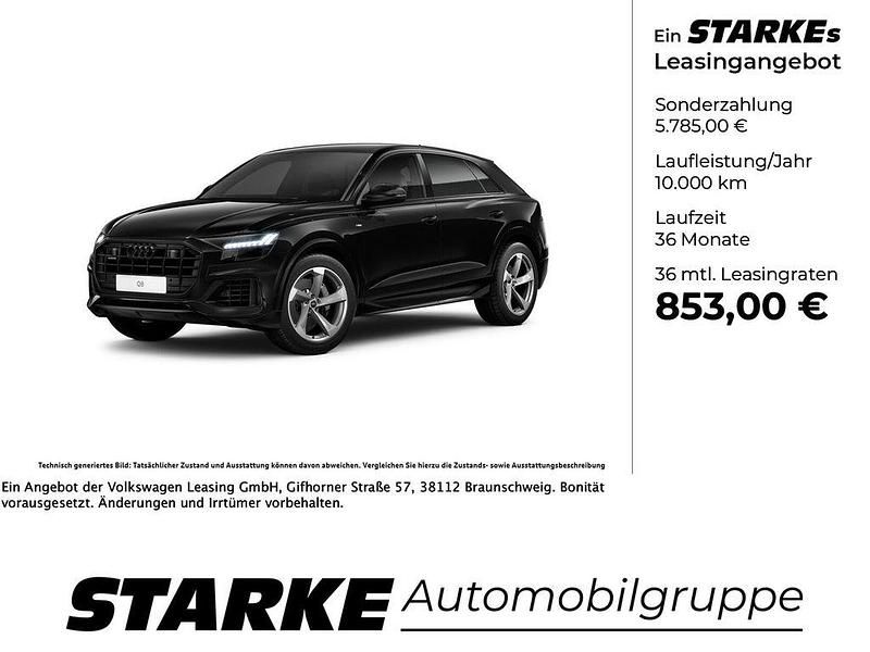 Gebraucht Audi Q8 S-Line 286 PS (210 kW) 2022 Schwarz SUV