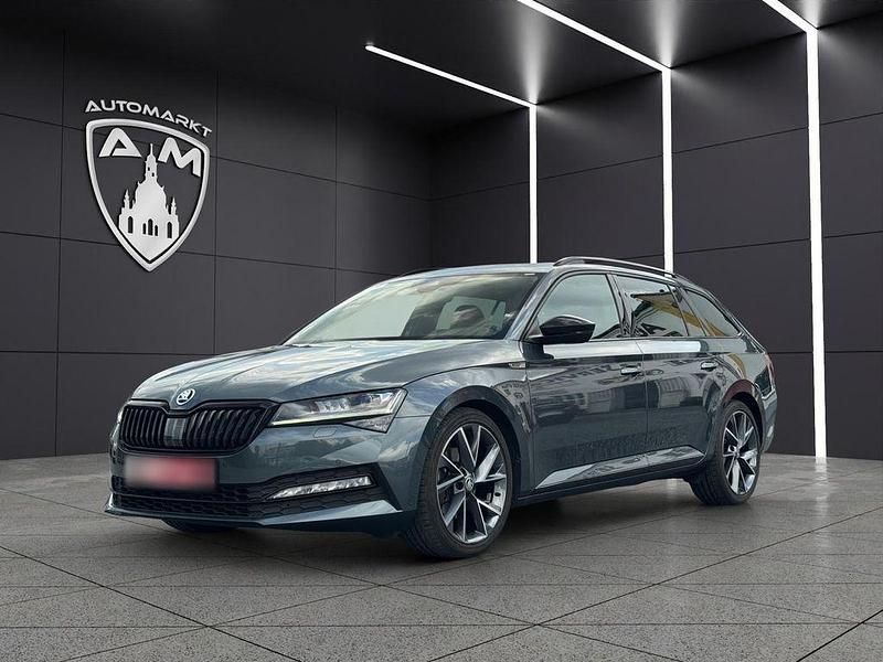 Grau Gebraucht 2019 Skoda Superb SportLine Limousine | 24.700 € (Fairer Preis) - Bild 1/4