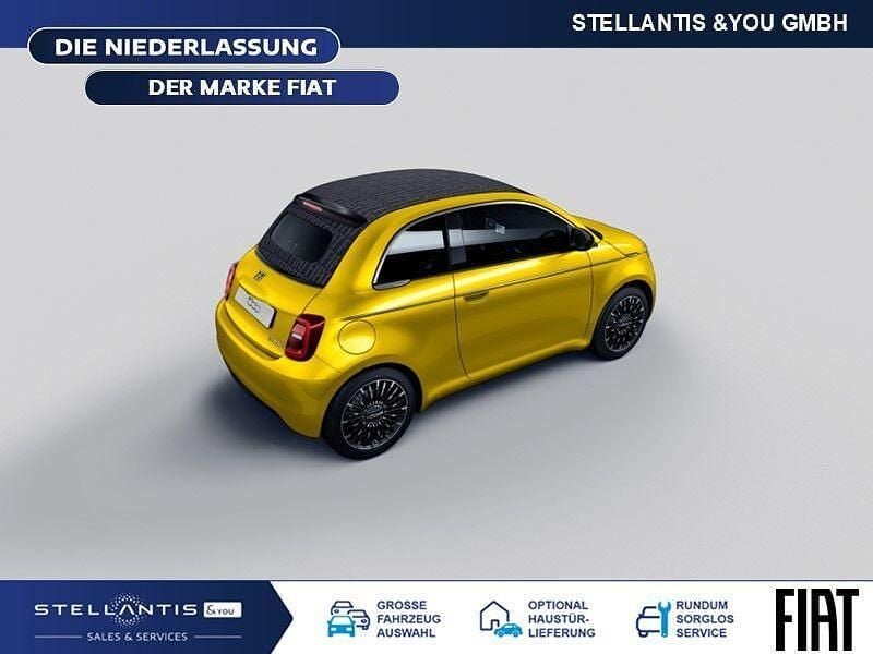 Neu Fiat 500 La Prima 65 PS (47 kW) 2026 Gelb Cabrio
