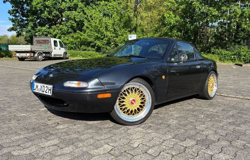 Schwarz Gebraucht 1992 Mazda MX5 Cabrio | 9.500 € - Bild 1/4