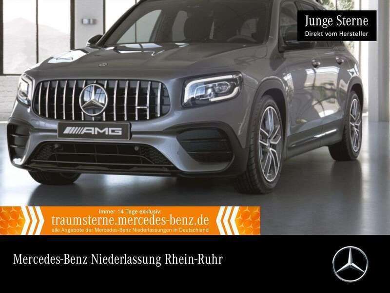 Grau Gebraucht 2022 Mercedes GLB35 AMG SUV | 46.890 € (Fairer Preis) - Bild 1/3