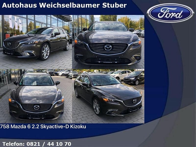 Braun Gebraucht 2018 Mazda 6 Kizoku Kombi | 11.900 € (Fairer Preis) - Bild 1/4