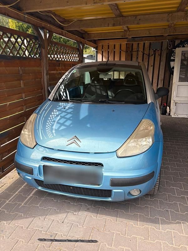 Blau Gebraucht 2005 Citroën C3 Pluriel Cabrio | 450 € (Superpreis) - Bild 1/4