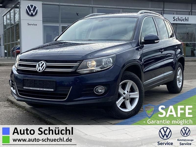 Blau Gebraucht 2014 VW Tiguan Cup SUV | 11.870 € (Superpreis) - Bild 1/4