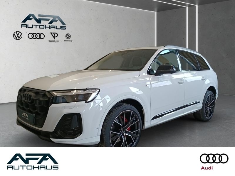 Gletscherweiss metallic Gebraucht 2024 Audi Q7 S-Line SUV | 94.578 € - Bild 1/4