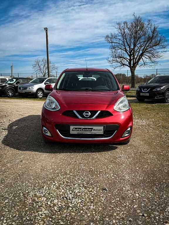 Gebraucht Nissan Micra Acenta 80 PS (58 kW) 2014 Rot Kleinwagen
